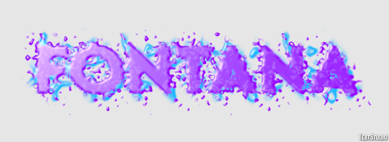 Fontana Efecto de Texto