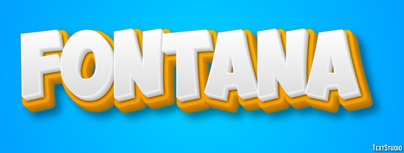Fontana Efekt tekstowy