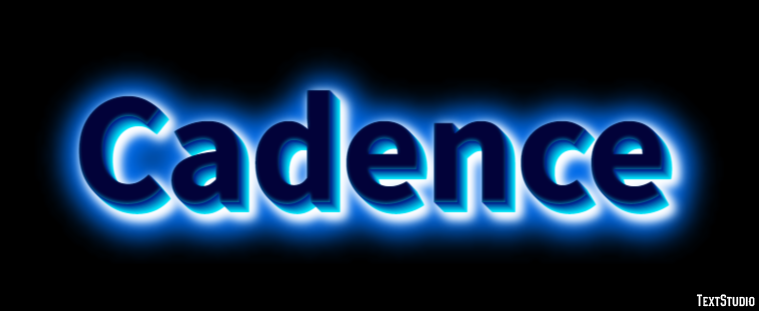 Cadence Text Effect