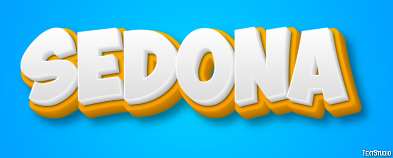 Sedona Text Effect