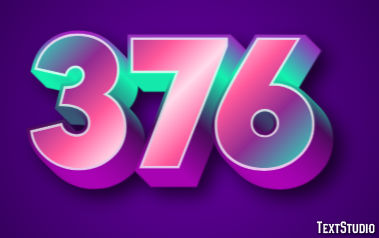376 Text Effect