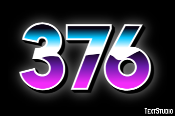 376 Text Effect