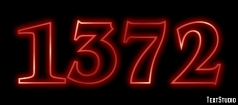 1372 Text effect