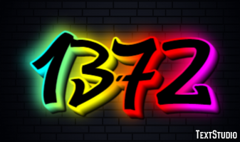 1372 Text effect