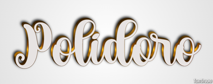 Polidoro Effetto testo