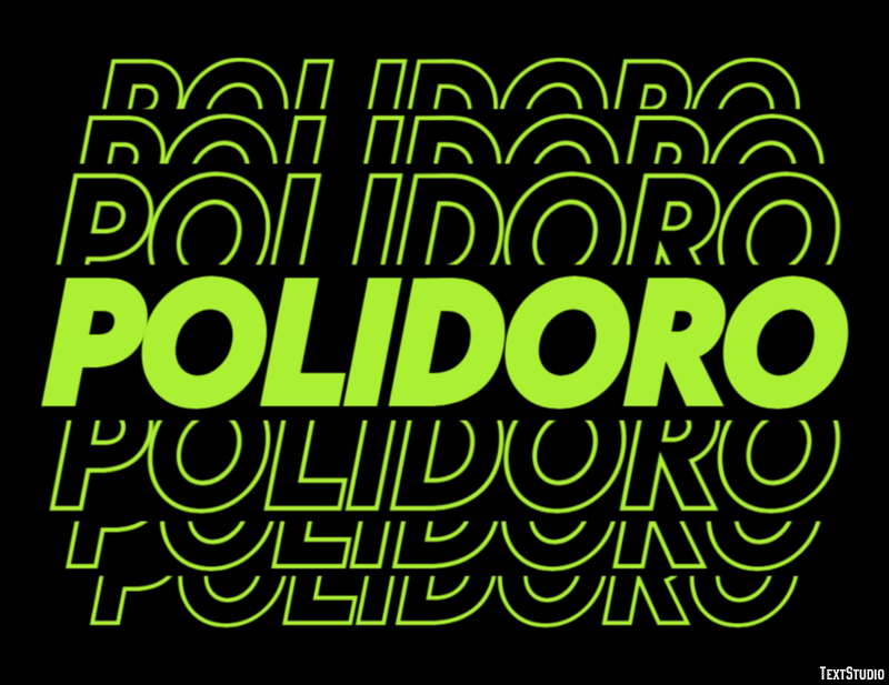 Polidoro Effetto testo