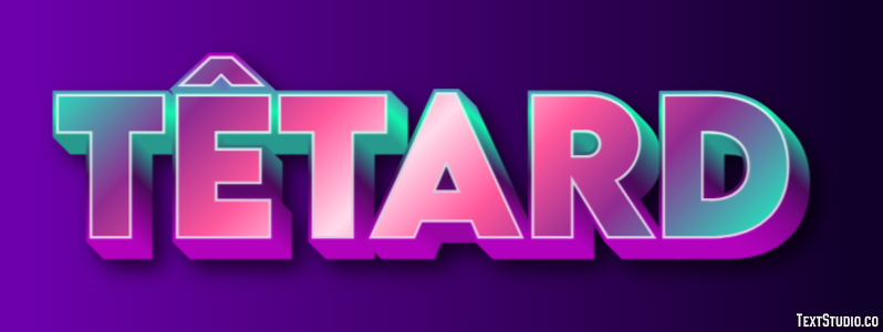 Têtard Effet de Texte