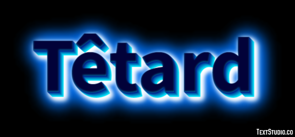 Têtard Effet de Texte