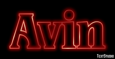 Avin Text effect