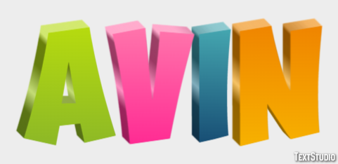 Avin Text Effect