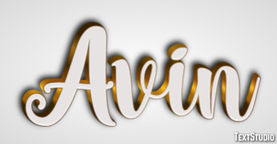 Avin Efeito de texto