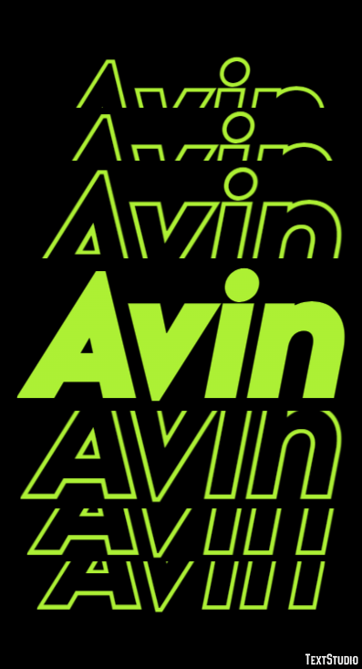 Avin Text Effect