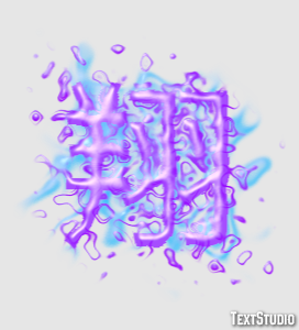 翔 Effetto testo