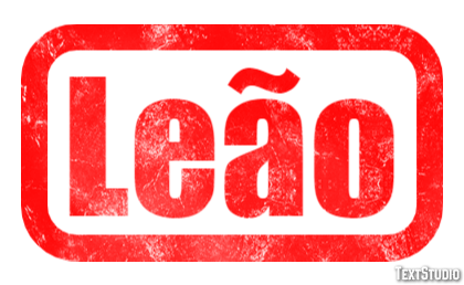 Leão Texteffekt