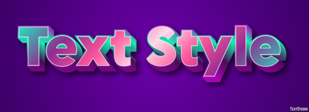Text Style Effetto testo