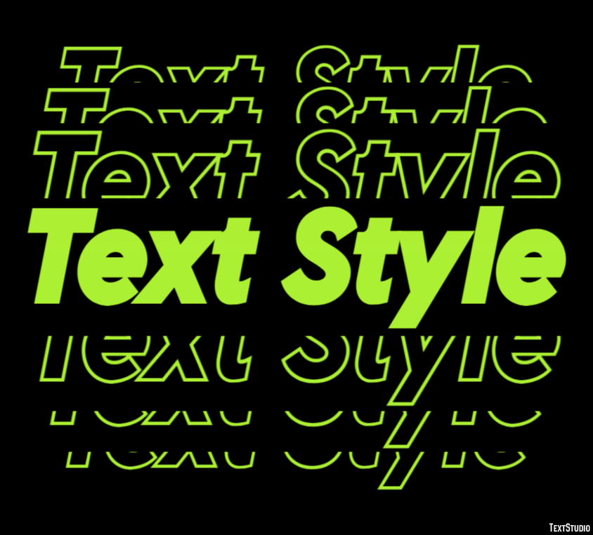 Text Style Effetto testo
