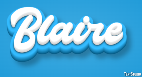 Blaire Efekt tekstowy
