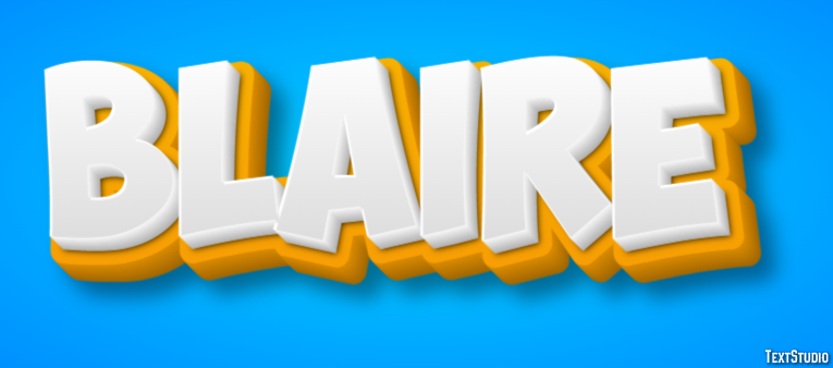 Blaire Efekt tekstowy