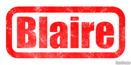 Blaire Efekt tekstowy