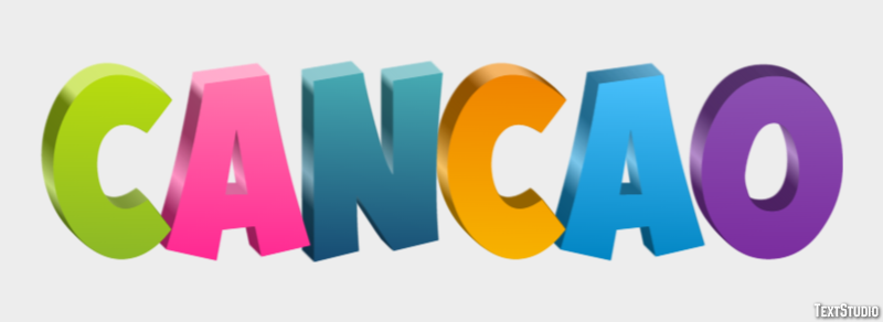 Canção Texteffekt