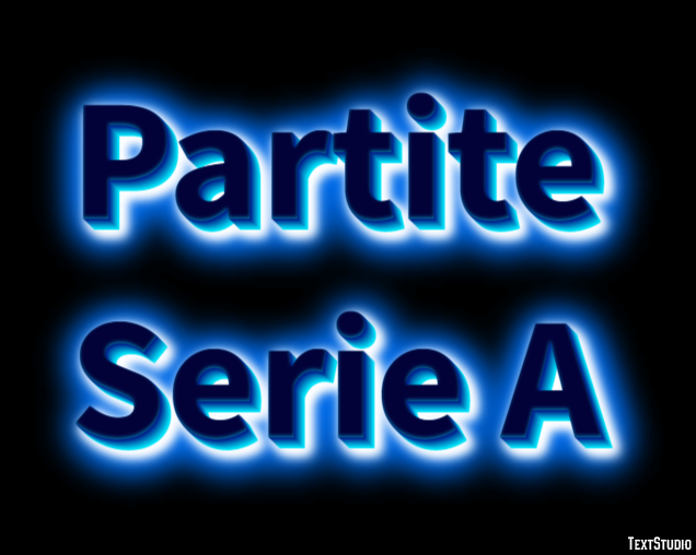 Partite Serie A Texteffekt