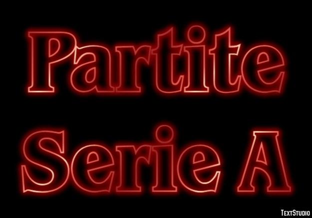 Partite Serie A Texteffekt