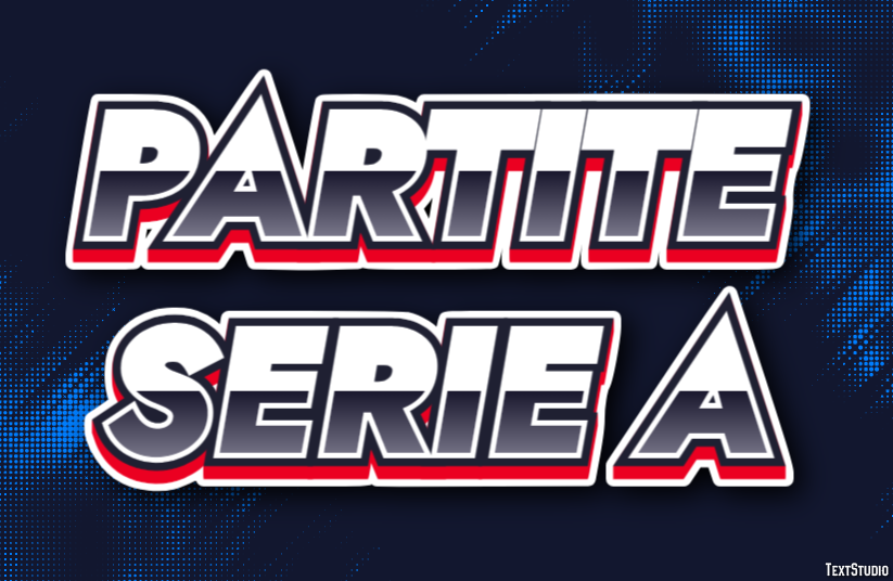 Partite Serie A Efeito de texto