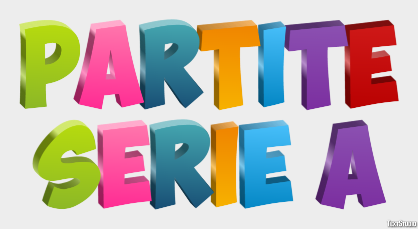 Partite Serie A Texteffekt