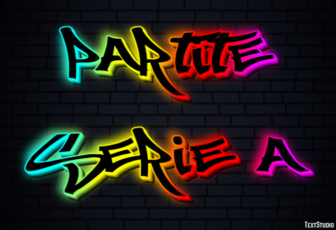 Partite Serie A Efeito de texto
