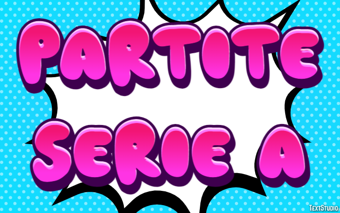 Partite Serie A Efeito de texto