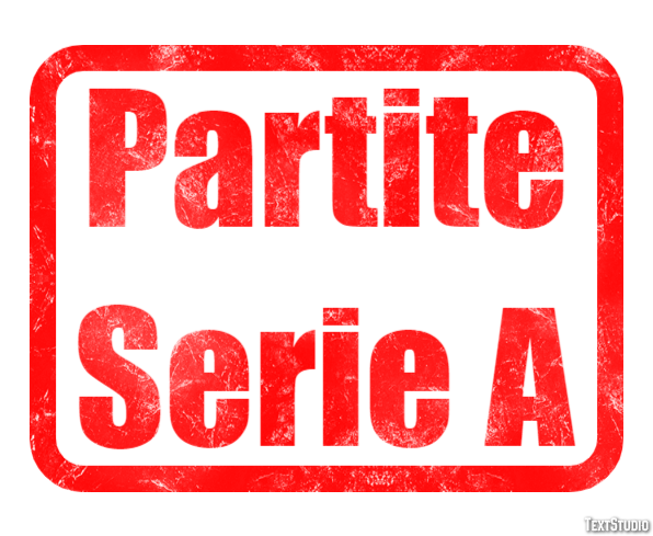 Partite Serie A Texteffekt