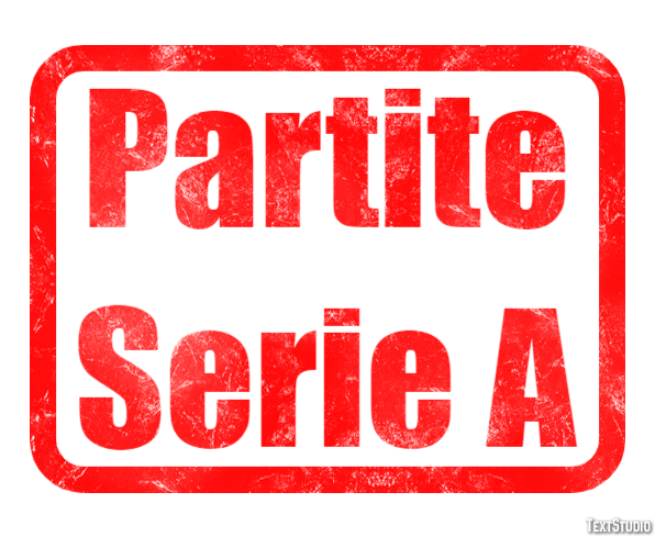 Partite Serie A Efeito de texto