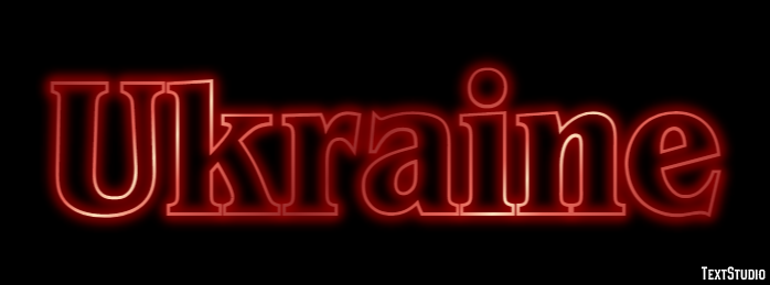Ukraine Texteffekt
