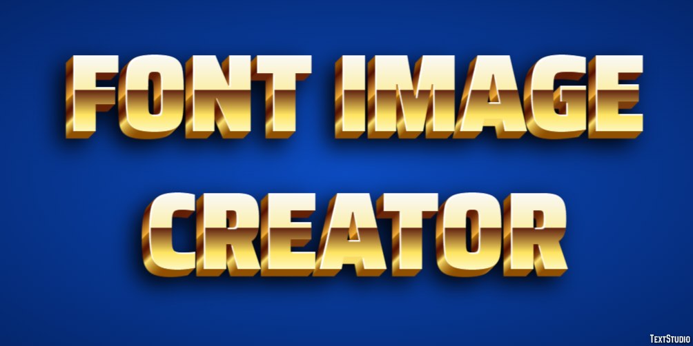 Font Image Creator Effetto testo