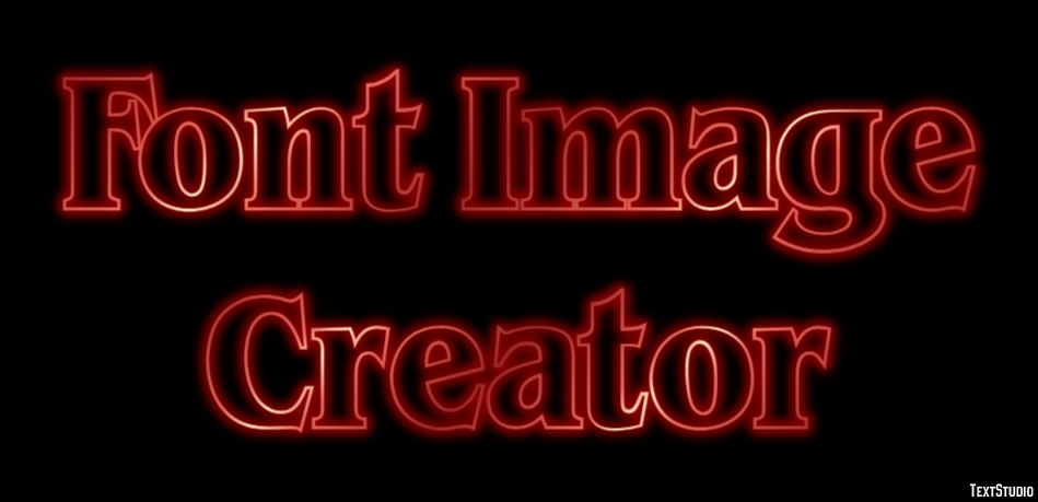 Font Image Creator Effetto testo