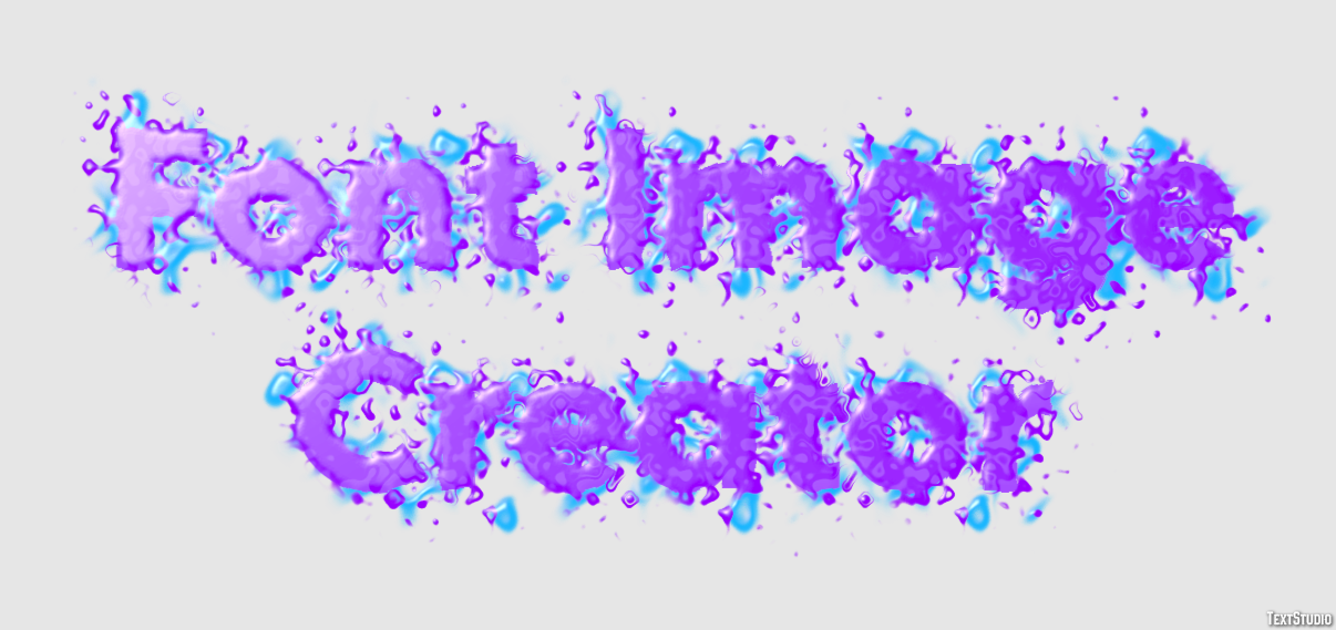 Font Image Creator Effetto testo