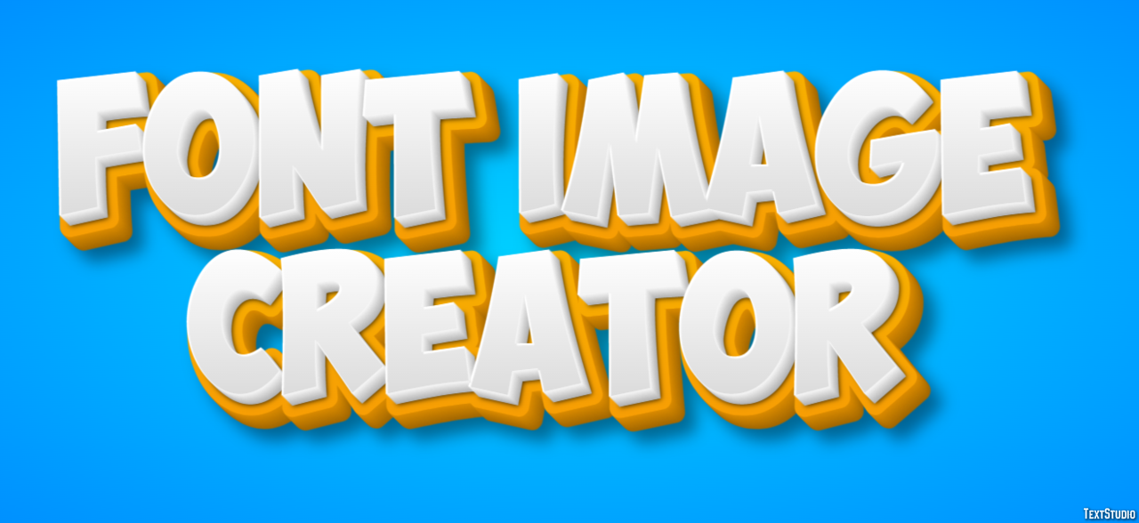 Font Image Creator Effetto testo
