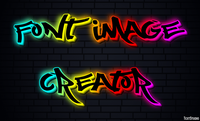 Font Image Creator Effetto testo