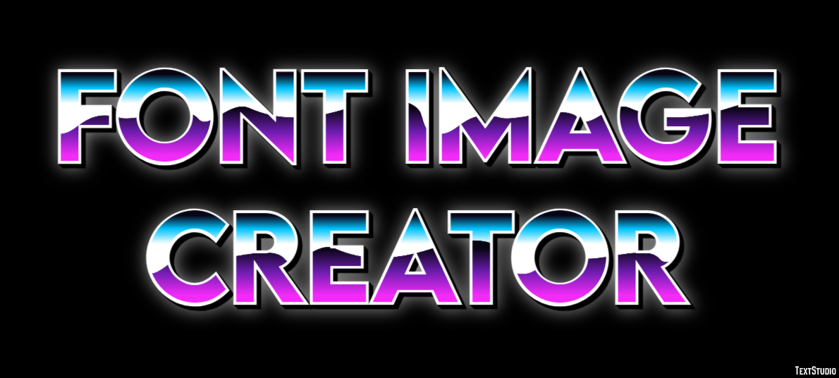 Font Image Creator Effetto testo
