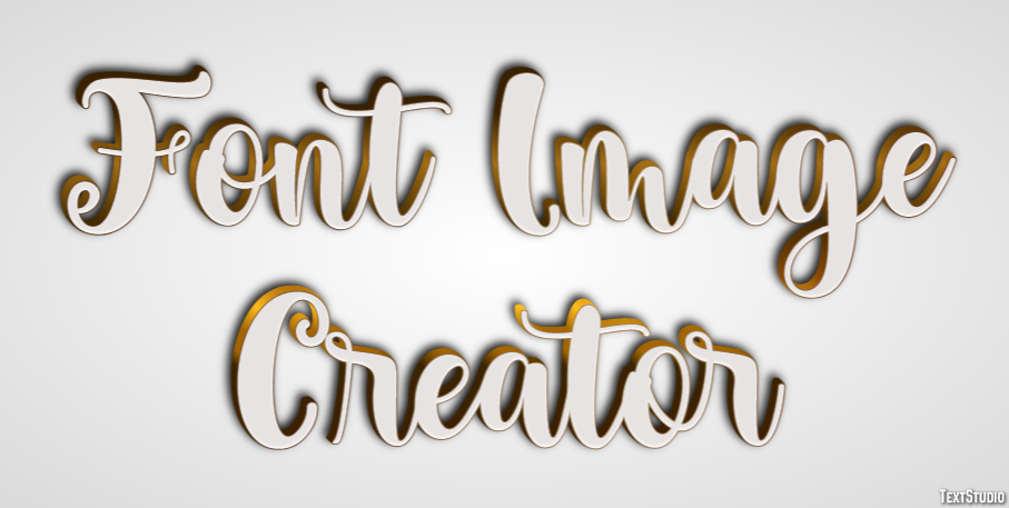 Font Image Creator Effetto testo