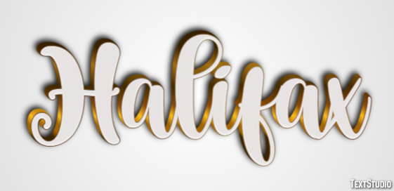Halifax Effetto testo