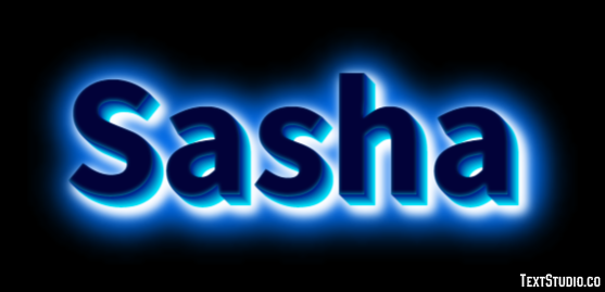 Sasha Efecto de Texto