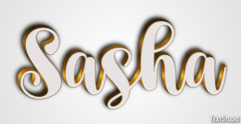 Sasha Efecto de Texto