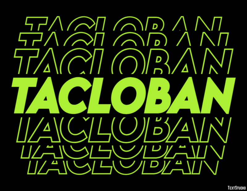 Tacloban Efekt tekstowy