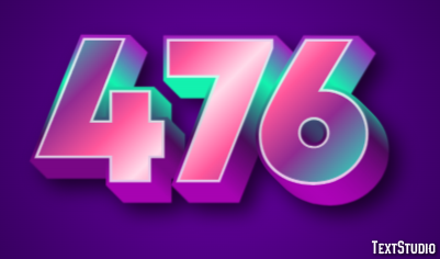 476 Text Effect