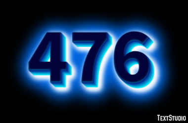476 Tekst Effect