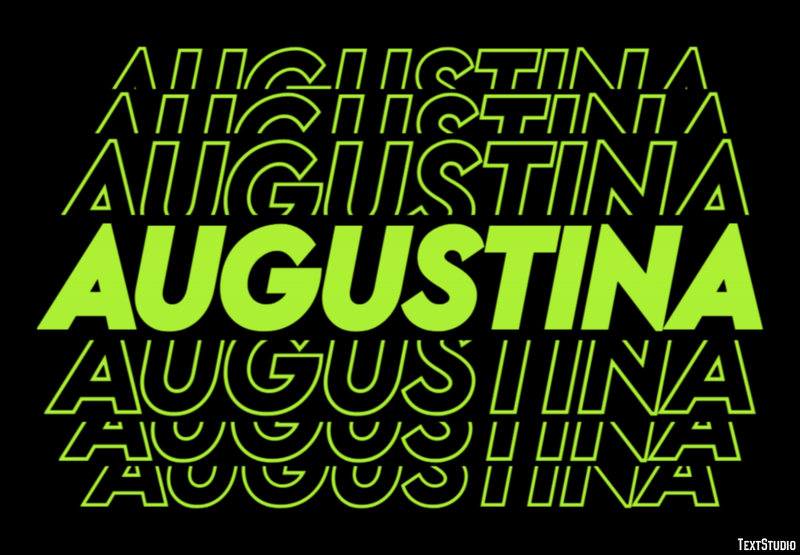 Augustina Text Effect