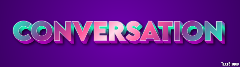 Conversation Text Effect