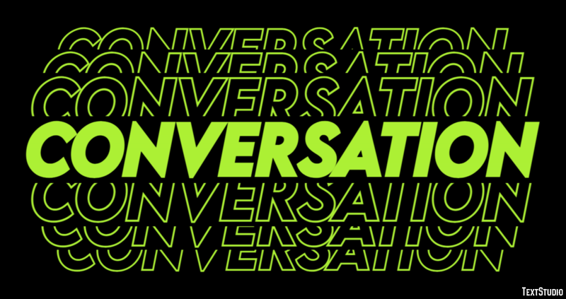 Conversation Metin Efekti