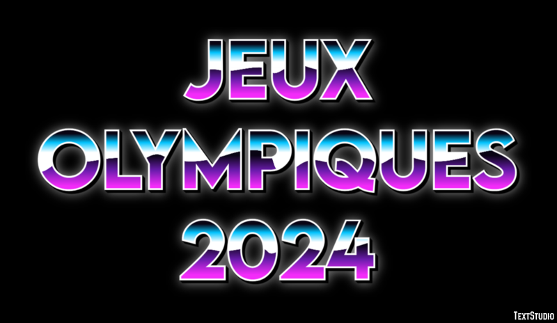 Jeux Olympiques 2024 Efekt tekstowy